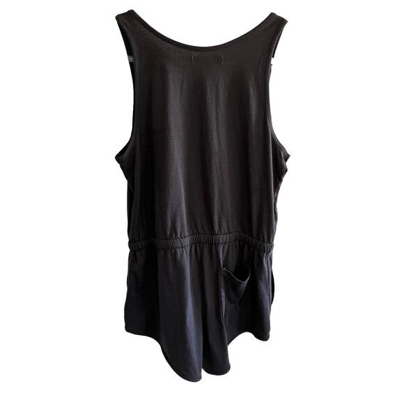 Spiritual Gangster Romper Gray Medium Pockets Drawstring - Picture 2 of 11